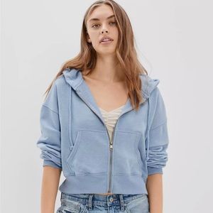 American Eagle Crop Hoodie